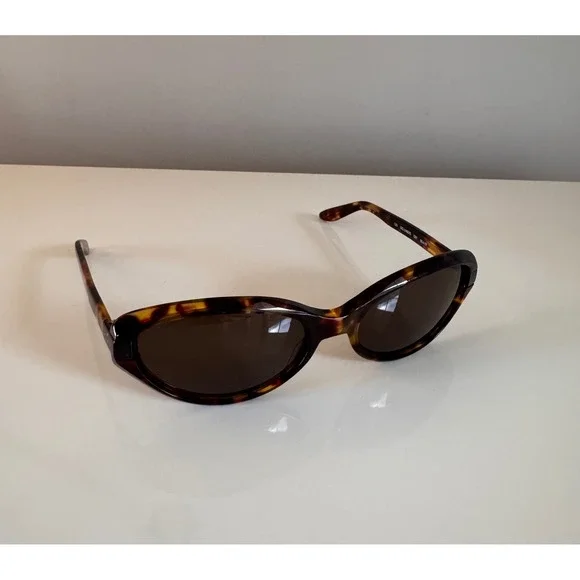 Gucci Vintage Y2K GG2465/S Tortoiseshell Oval Sunglasses Brown Made in Italy - Picture 3 of 16